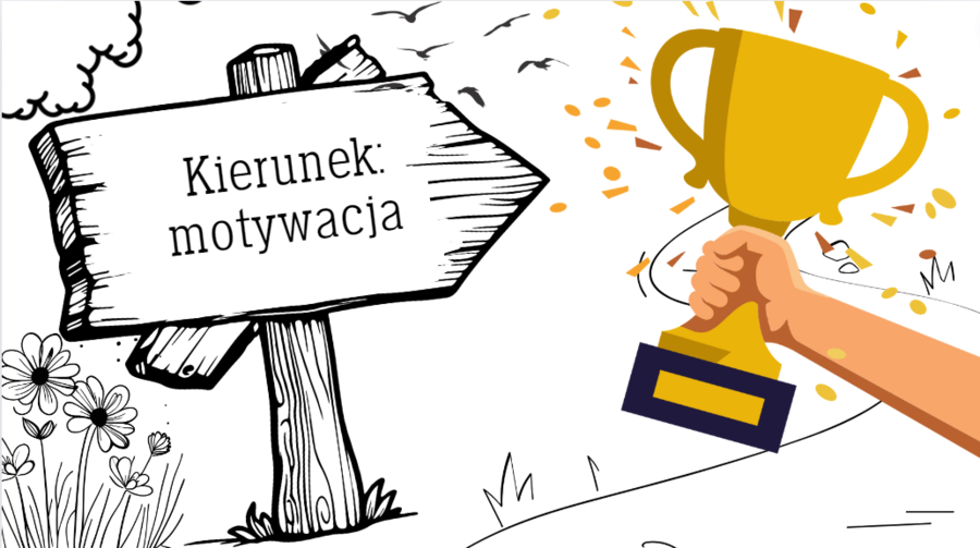 Prezentacja na temat motywacji uczniów do nauki - Kierunek MOTYWACJA - Pomysł na godzinę wychowawczą