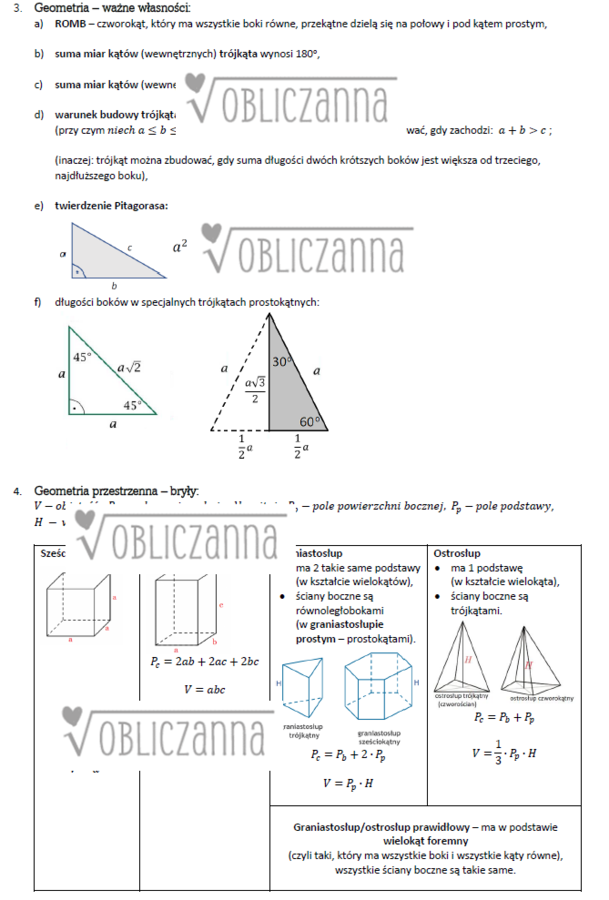Wzory matematyczne na E8