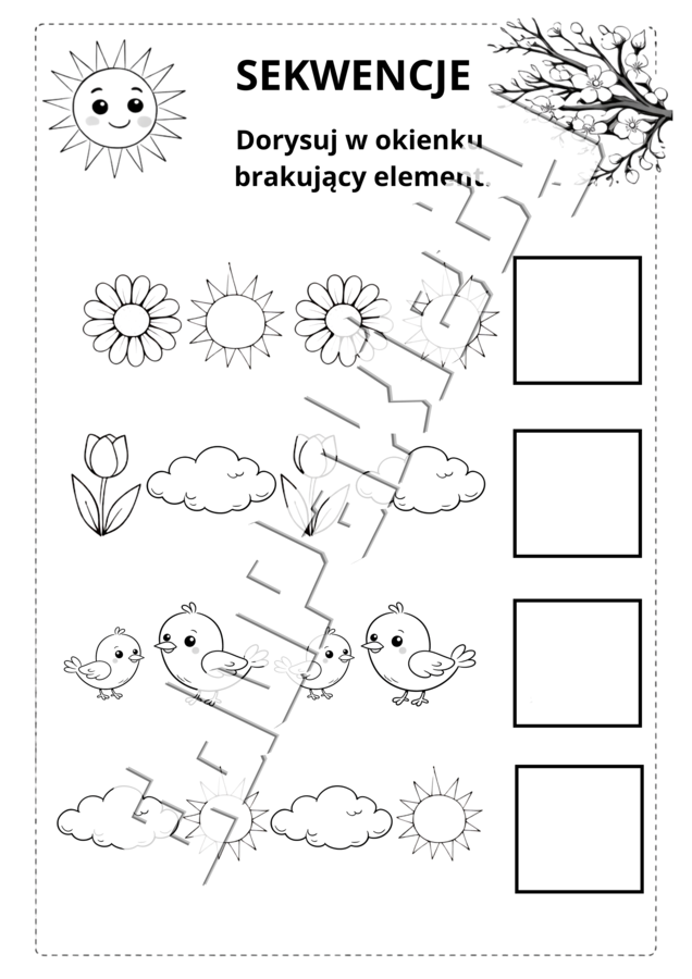 Wiosna wokół nas – pakiet edukacyjny dla przedszkola (PDF, ponad 40 stron)