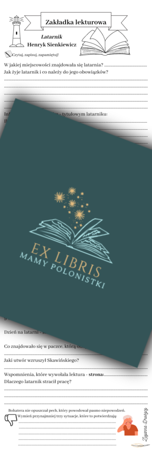 Zakładka lekturowa - ,,Latarnik"