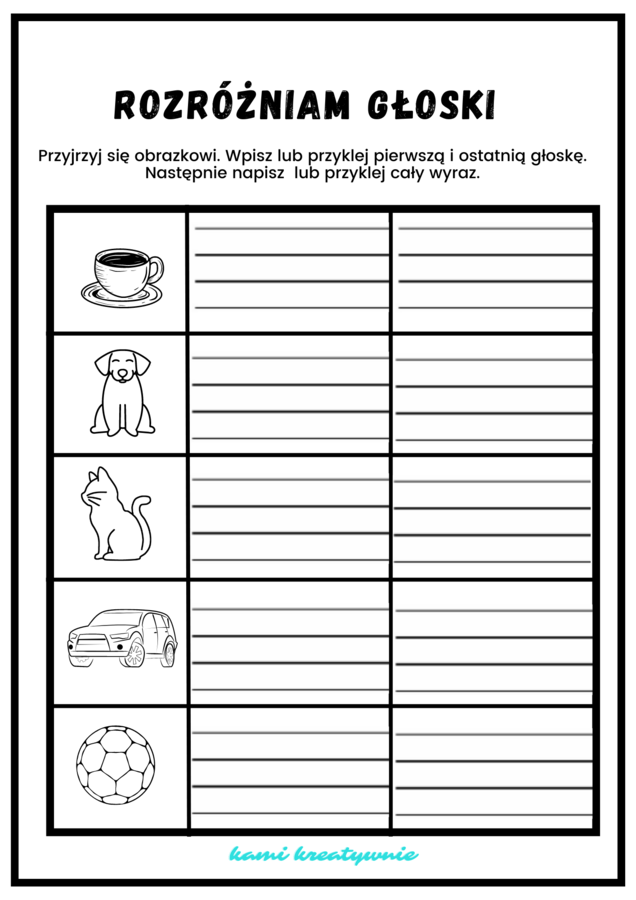 Rozróżniam głoski