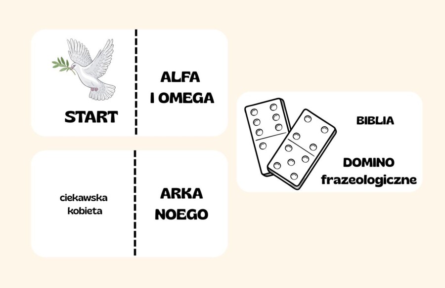 Biblizmy - domino frazeologiczne