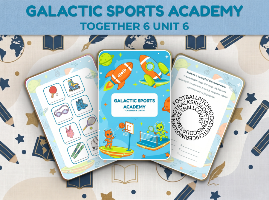 MEGA PAKA: Galactic Sports Academy – Together 6 Unit 6 (Sport & Present Perfect)