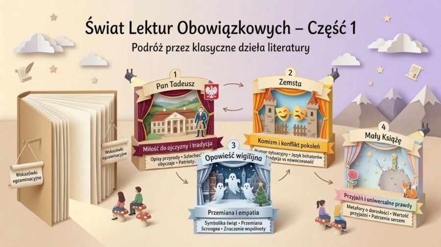 Egzamin Ósmoklasisty - przewodnik dla ucznia (gazetka/prezentacja)