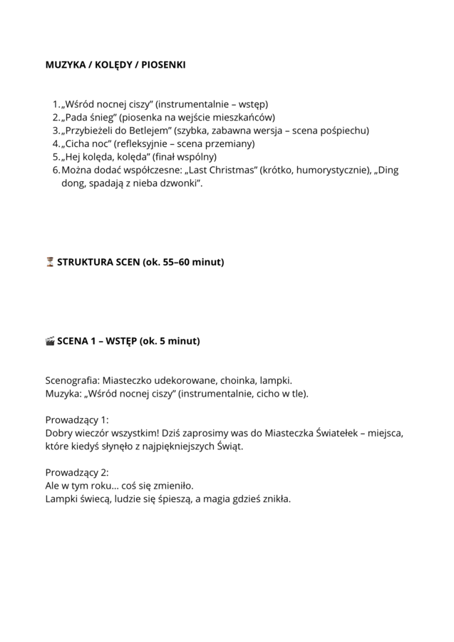 PAKIET 3 SCENARIUSZY NA JASEŁKA 🎄(klasy 4-8)