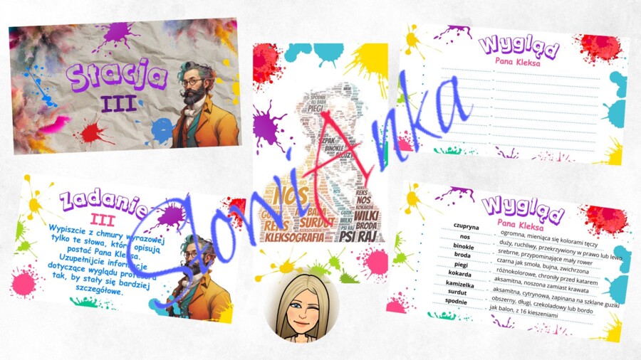 "Akademia Pana Kleksa" - STACJE ZADANIOWE