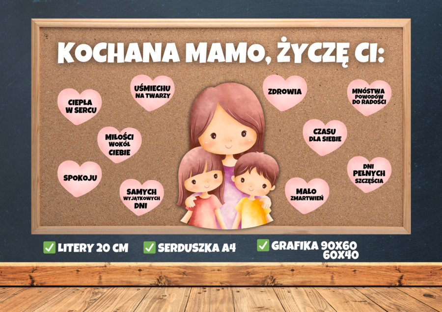 Gazetka szkolna - KOCHANA MAMO, ŻYCZĘ CI: