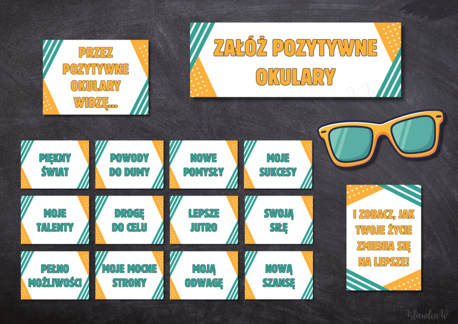 Dzień Pozytywnego Myślenia – gazetka szkolna „Pozytywne Okulary”