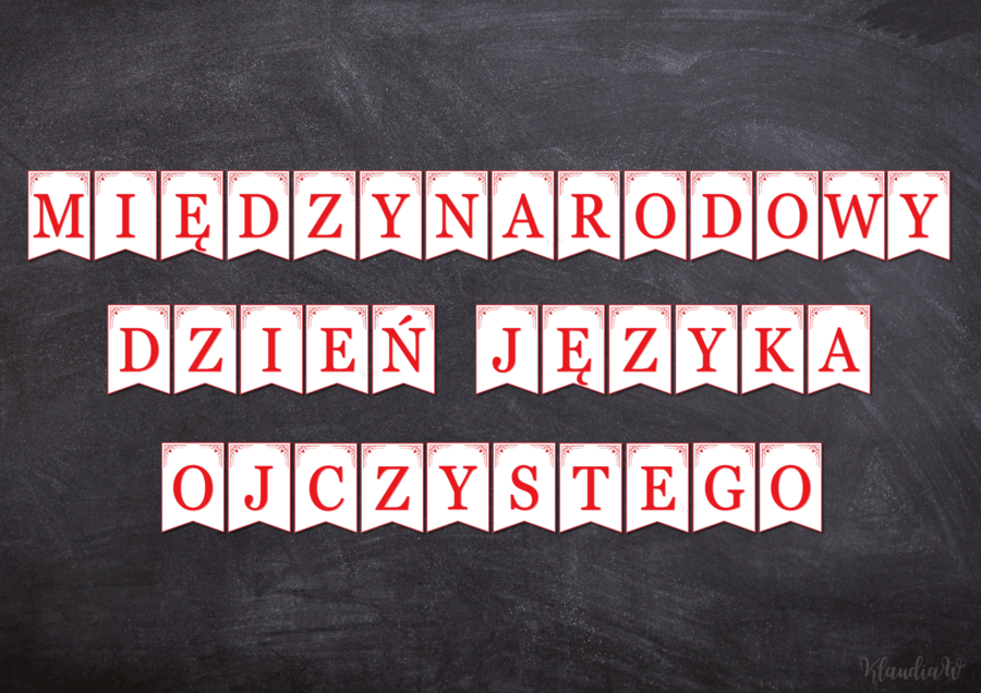 Międzynarodowy Dzień Języka Ojczystego – girlanda do druku (PDF)