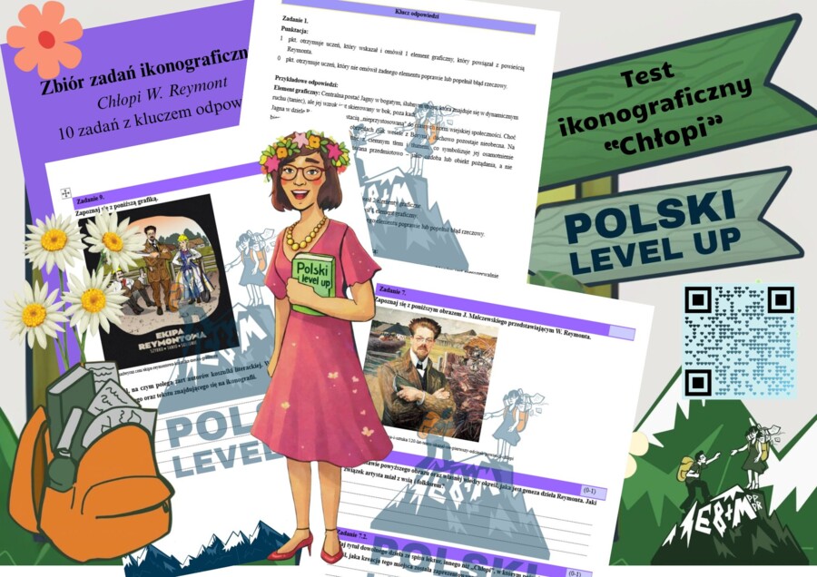 Test ikonograficzny (10 zadań z kluczem odpowiedzi)_Chłopi_Polski Level Up