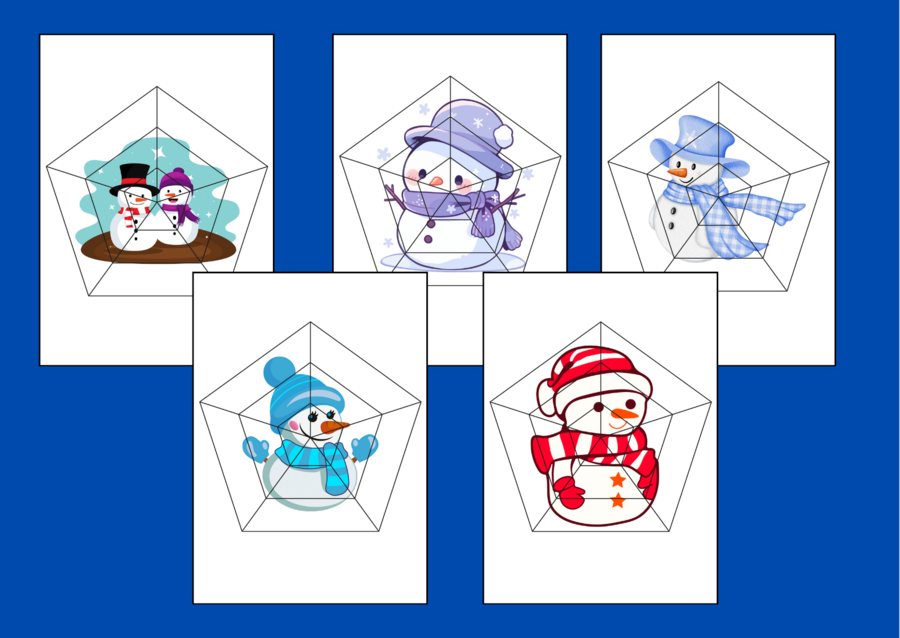 DZIEŃ BAŁWANA – Dzień Bałwanka – ZIMA – puzzle – układanka- układanki – biblioteka – świetlica – przedszkole – 14 wersji