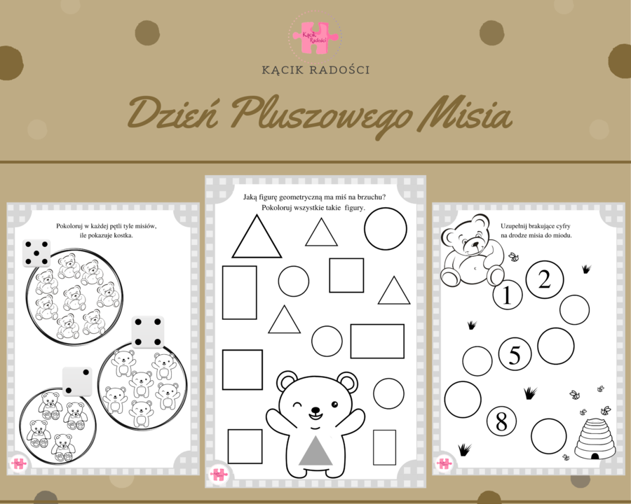 Dzień Pluszowego Misia - zadania