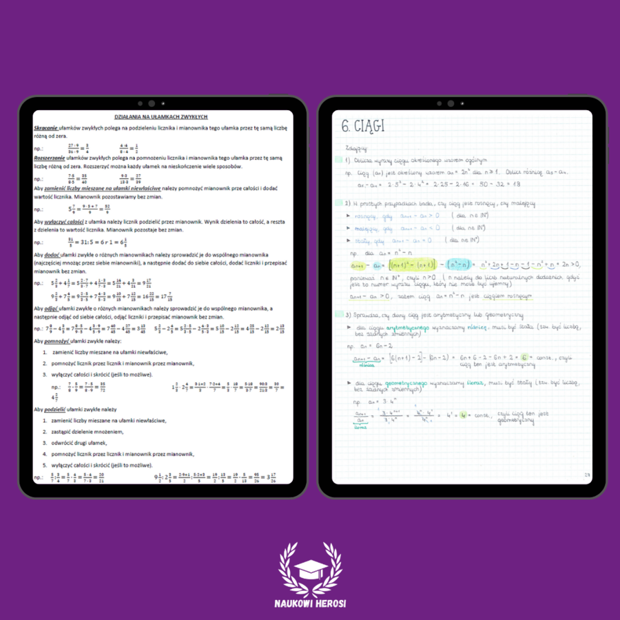Notatki maturalne - Matematyka P