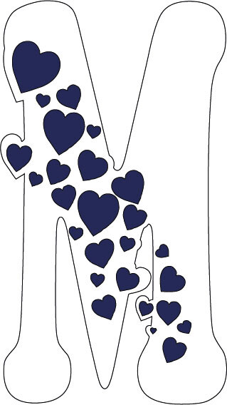 KOCHAMY WAS CAŁYM sercem Zestaw liter – produkt cyfrowy do druku