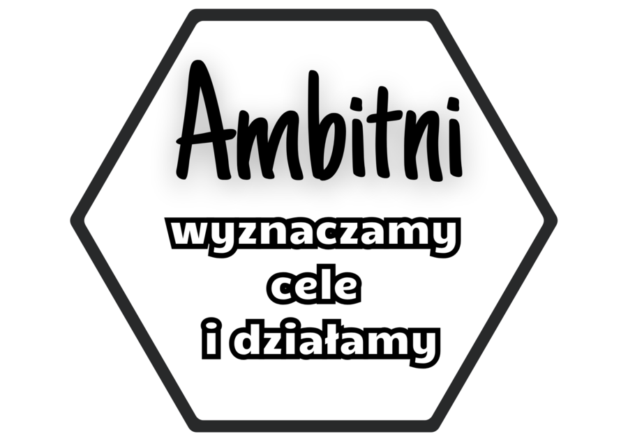 Gazetka na rozpoczęcie roku szkolnego – „W naszej klasie/szkole jesteśmy…” (wersja czarno-biała)