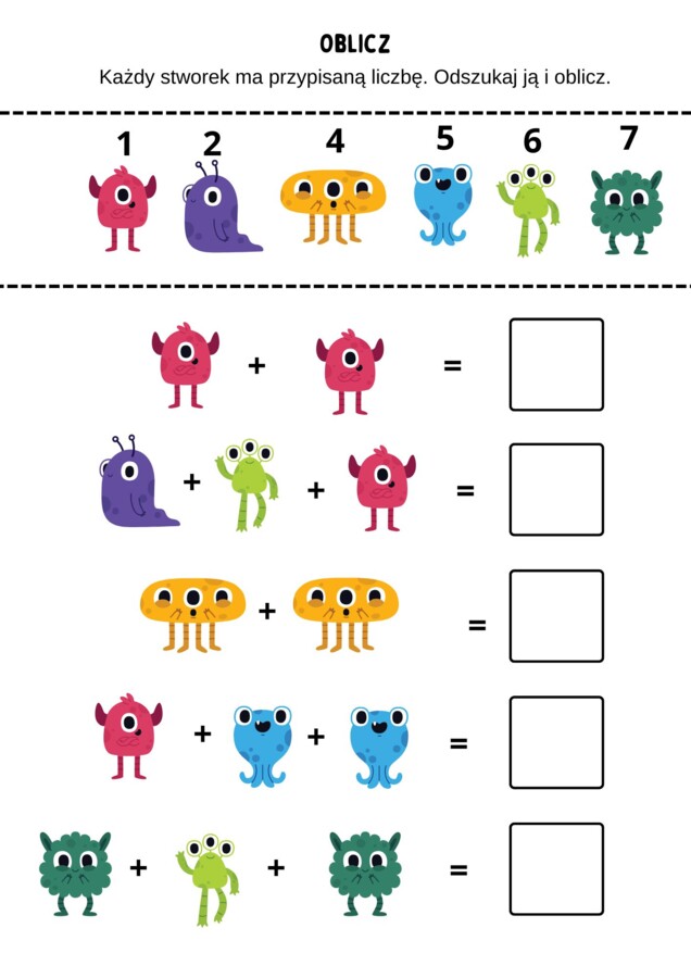 Matematyka - Koduj, Koloruj i Licz! Mega Pakiet 40 Kart Pracy