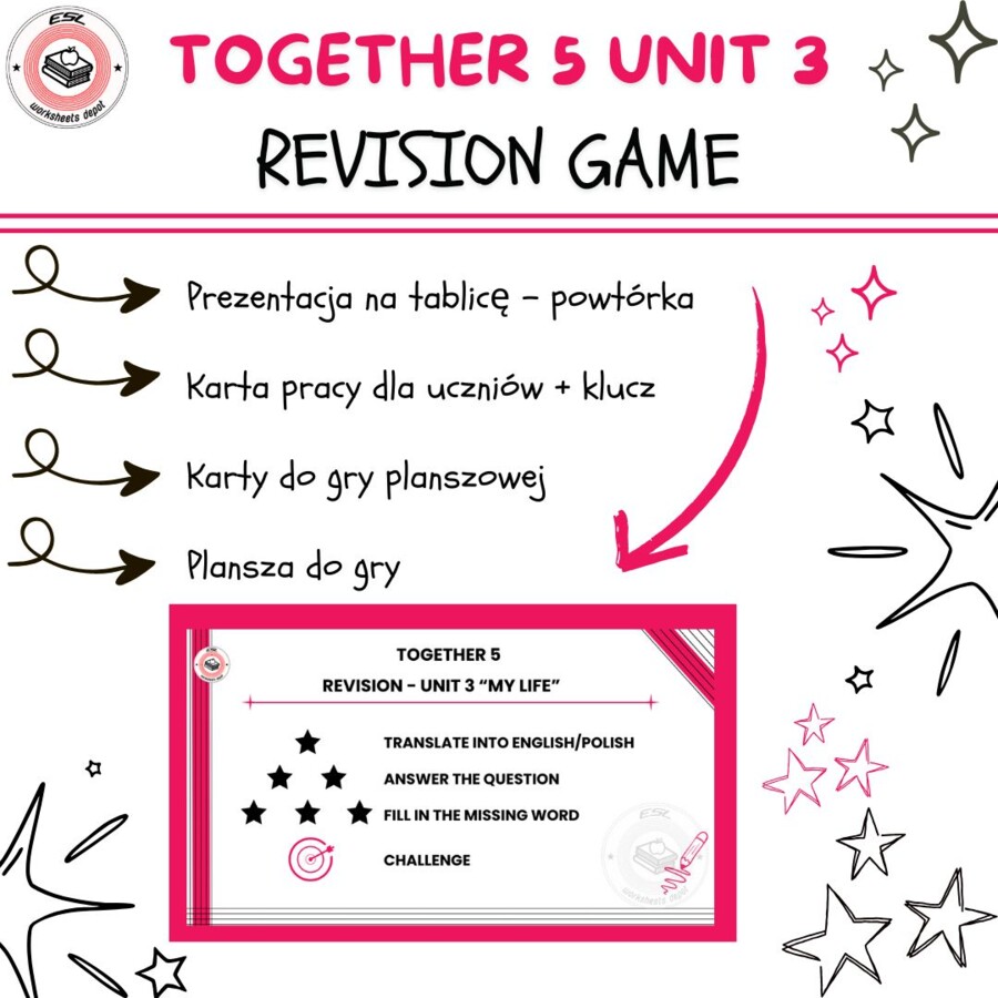 Together 5 Unit 3 Revision Game