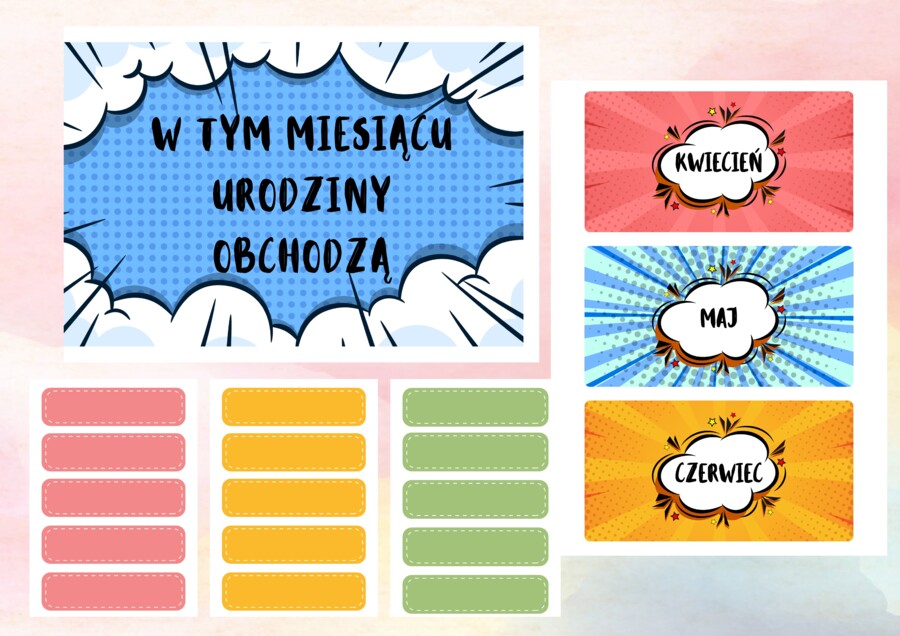 Kalendarz urodzinowy.