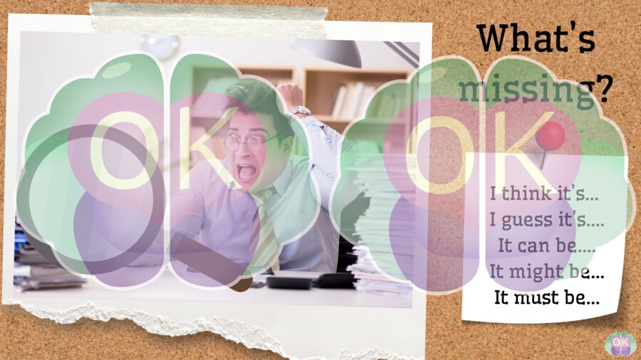 🔍 What’s Missing? – Guessing Game for All Levels (41 stron)angielski, speaking, what’s missing, zabawa językowa, guessing game, opis obrazka, dla dzieci, dla młodzieży, A1, A2, B1, ESL, EFL, rozgrzewka, komunikacja, mówienie po angielsku, modal verbs, cl