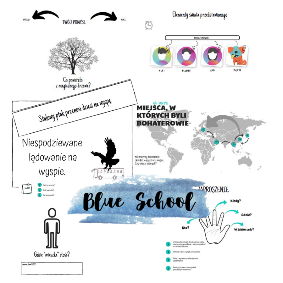 Magiczne drzewo. Olbrzym - karta pracy