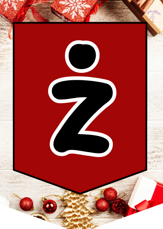 Boże Narodzenie - girlanda, napis, dekoracje