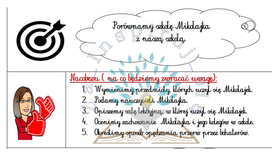 Mikołajek- cykl lekcji