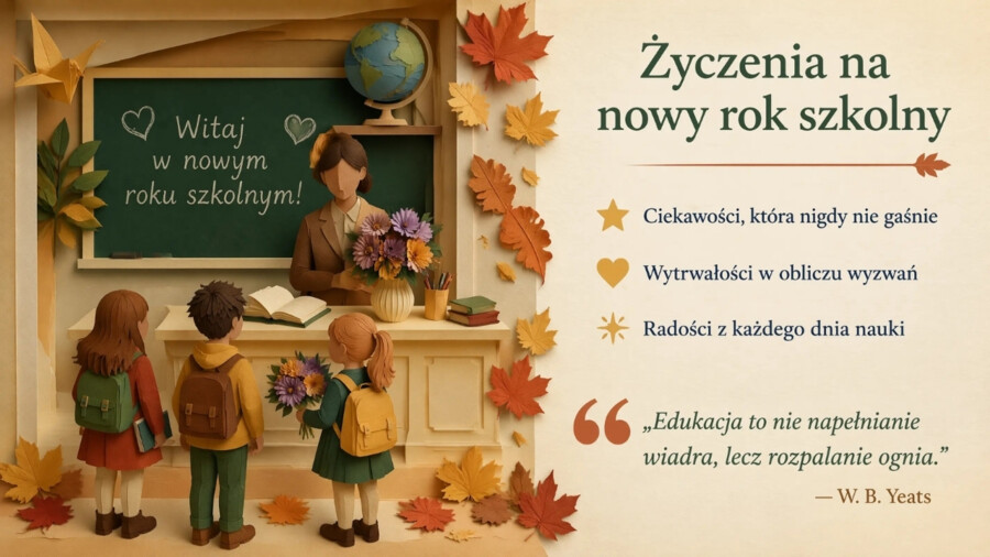 Rozpoczęcie roku szkolnego  - prezentacja, materiały na gazetkę szkolną