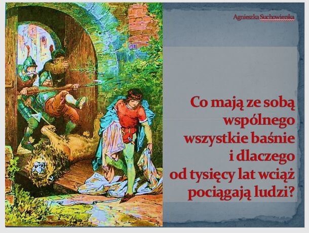 Prezentacja - powtórzenie wiadomości o baśniach. klasa 4, 5 lub 8. (egzamin)