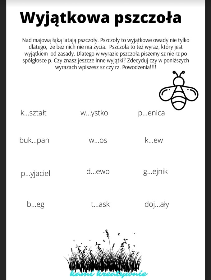 Wyjątkowa pszczoła