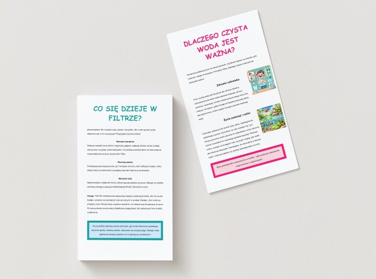 Eksperymenty z oczyszczaniem wody. Znaczenie czystej wody dla życia