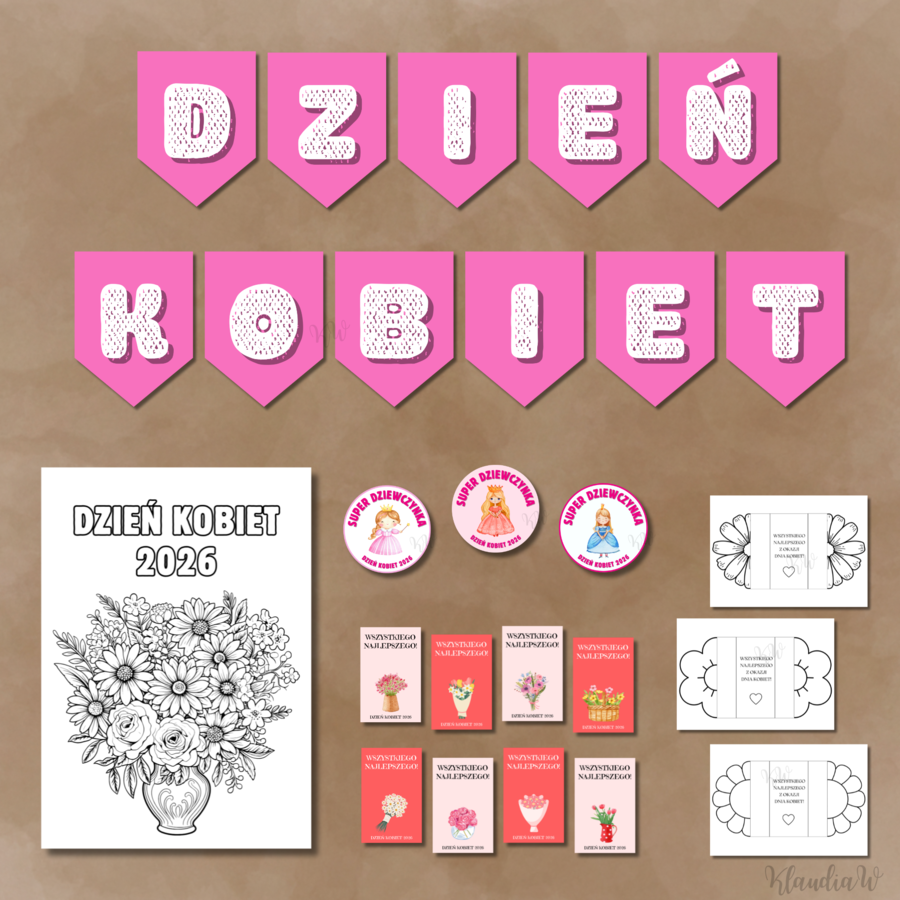 Dzień Kobiet – zestaw materiałów PDF