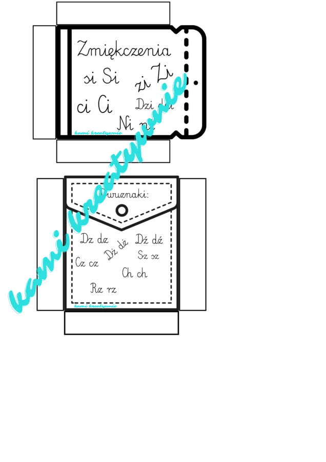 Lapbook - alfabet, głoski, sylaby