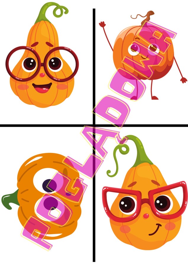 DZIEŃ DYNI - KOLOROWANKA XXL kolorowe dynie