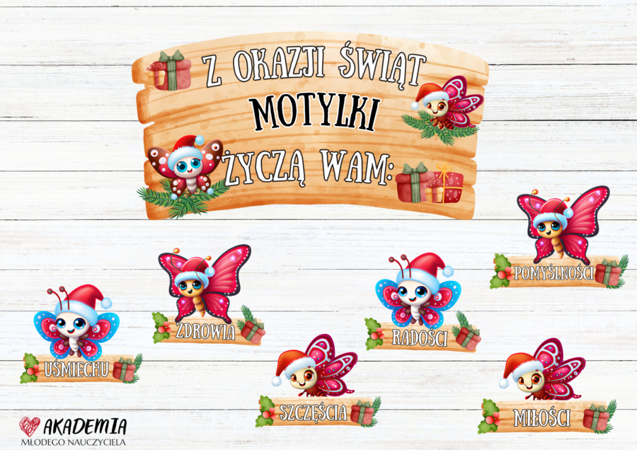 Życzenia od motylków