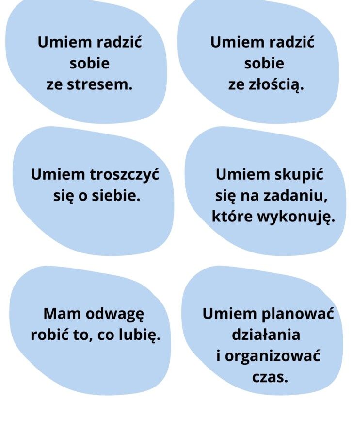 Karty pozytywnego myślenia.