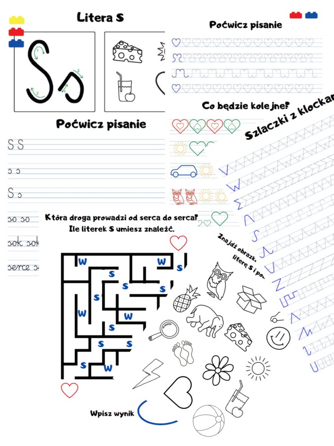 Litera S - materiał edukacyjny