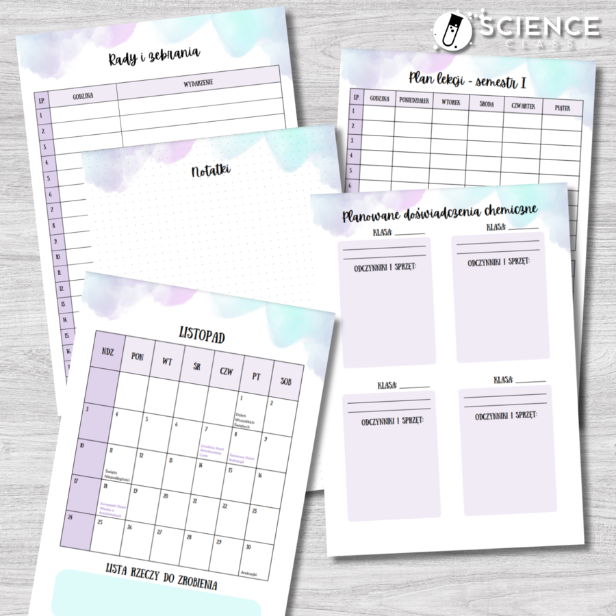 Planer Nauczyciela Chemii 2024/2025