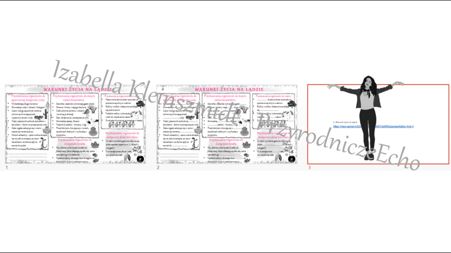 Mini zestaw do tematu „Warunki życia na lądzie” - sketchnotka + karta pracy + gratisowy link do prezentacji multimedialnej niekomercyjnej wykonanej w genial.ly do indywidualnego pobrania i użycia do celów niekomercyjnych. Przyroda klasa 4, dział VIII „Od