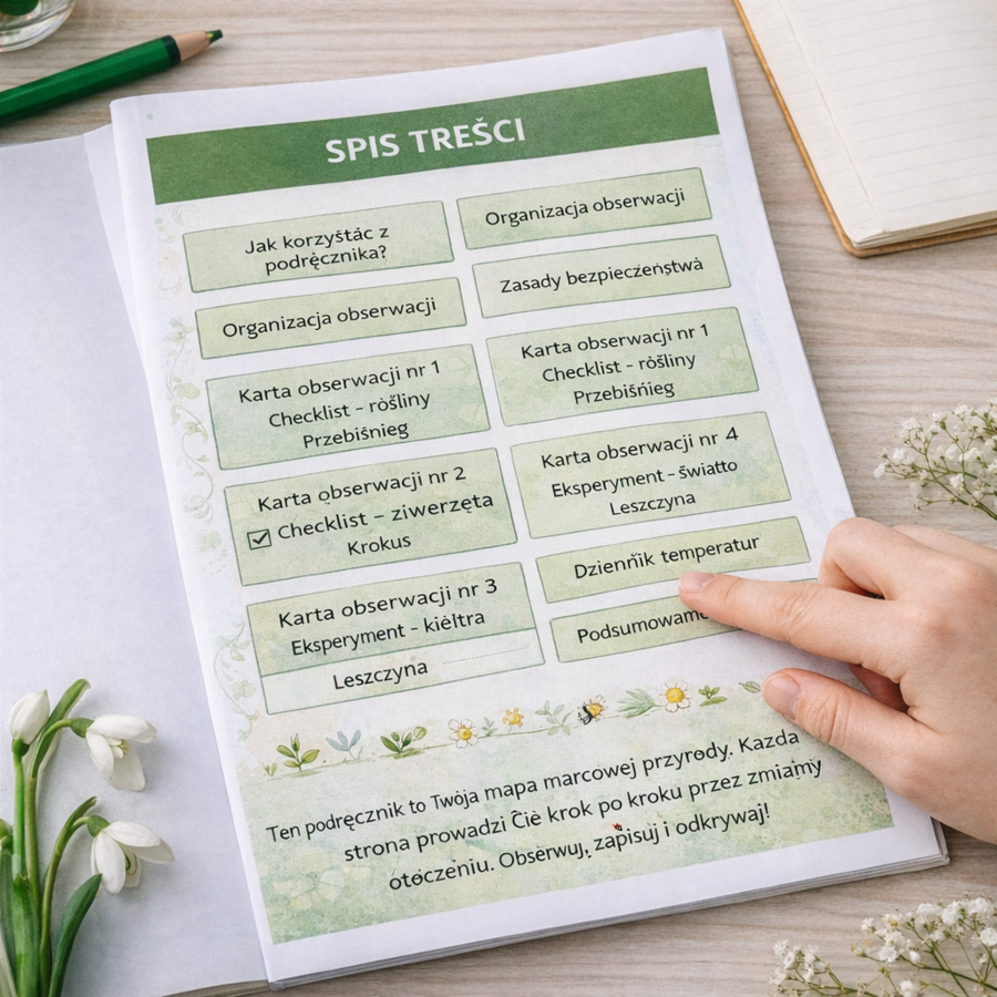 Wiosna Start! Mini‑podręcznik obserwacji przyrody na marzec
