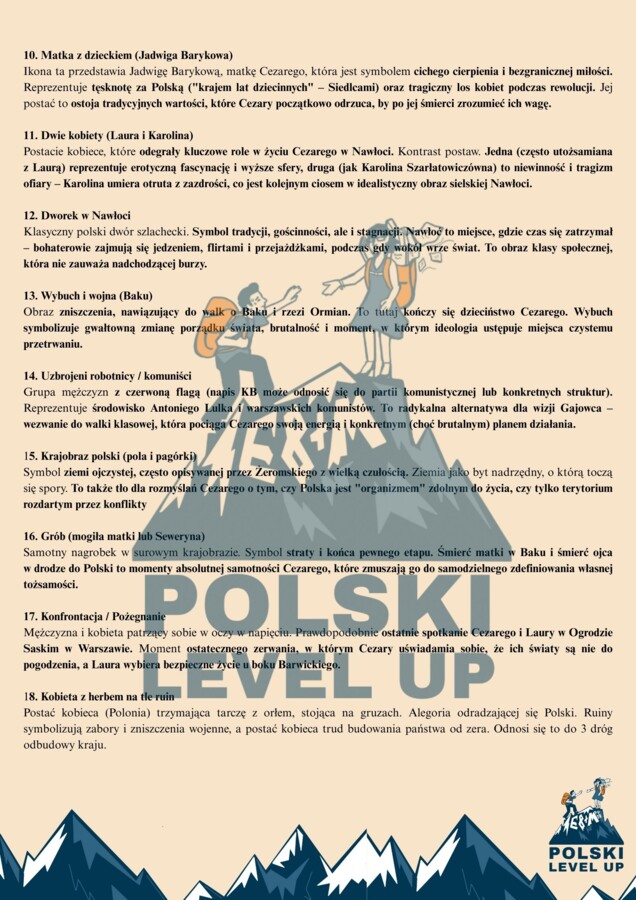 Przedwiośnie_pakiet 4 elementy_Polski Level Up
