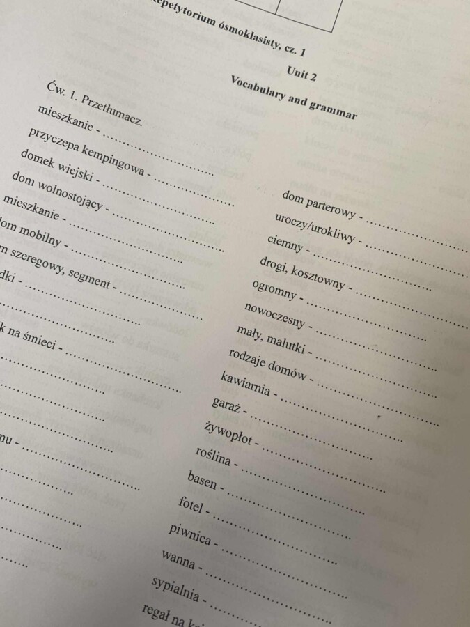 McMillan Repetytorium ósmoklasisty cz. 2 unit 9