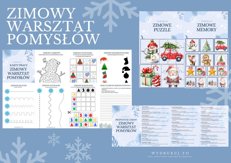 "Zimowy Warsztat Pomysłów" - idealny pakiet dla nauczycieli
