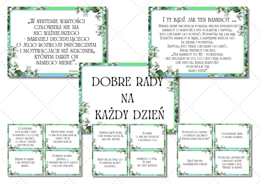 POCZUCIE WŁASNEJ WARTOŚCI