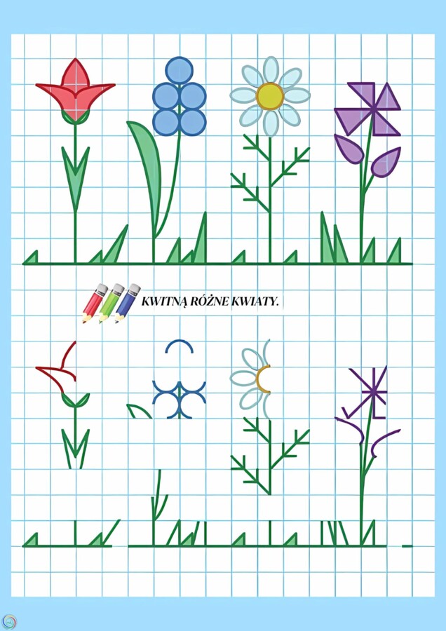 RYSOWANIE WEDŁUG KOMÓREK. CO DZIEJE SIĘ LATEM?. CZĘŚĆ IV