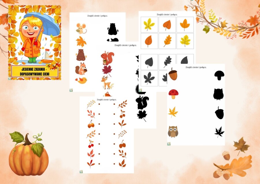 JESIENNA KSIĄŻECZKA AKTYWIZUJĄCA DLA PRZEDSZKOLAKÓW.