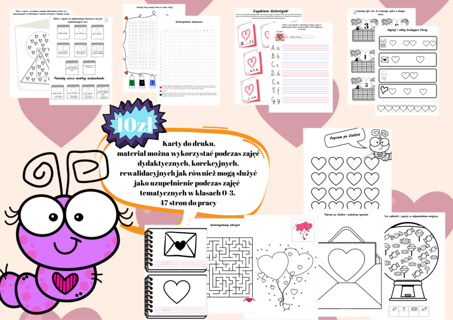 Walentynkowa Paczka - materiały walentynkowe