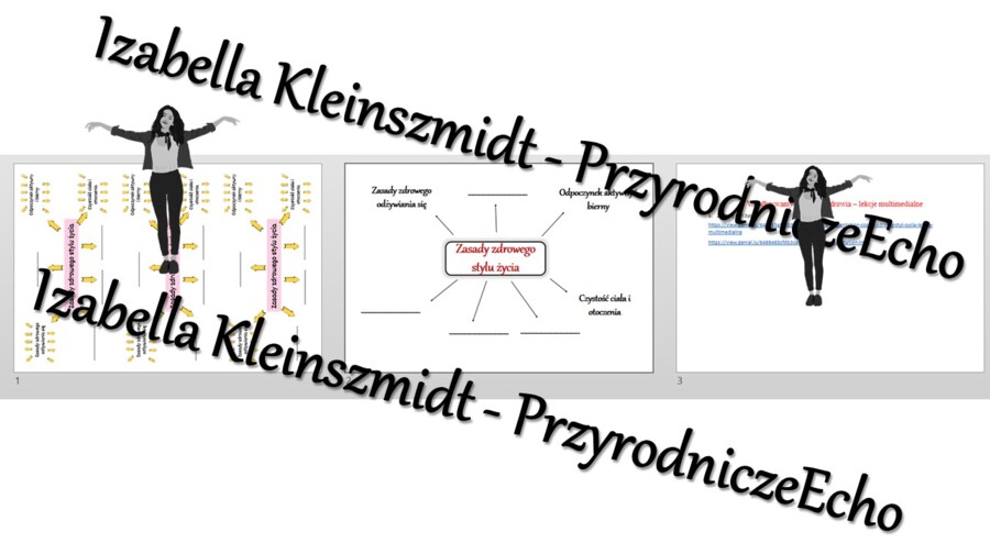 Karta pracy i pomysł/inspiracja na lekcję „Zdrowy styl życia” - karta pracy wykonana w power point + 2 x gratisowy pomysł na lekcję - link do lekcji multimedialnej niekomercyjnej wykonanej w genial.ly do indywidualnego pobrania i użycia do celów niekomer