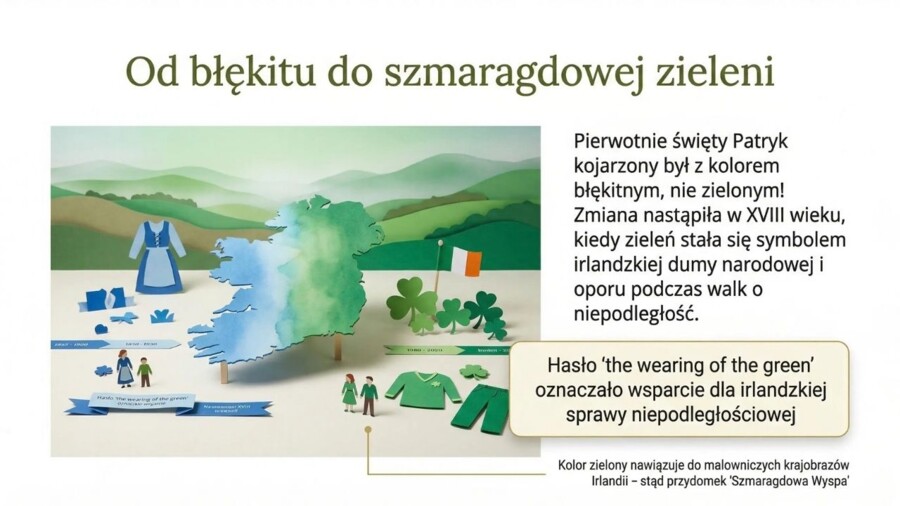 Dzień Świętego Patryka w szkole – gotowa gazetka / prezentacja (16 plansz)