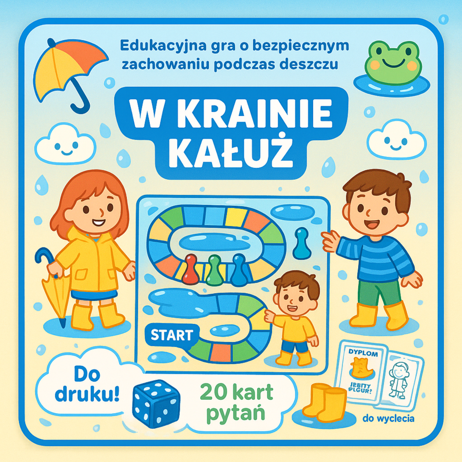 Gra planszowa "W Krainie Kałuż"