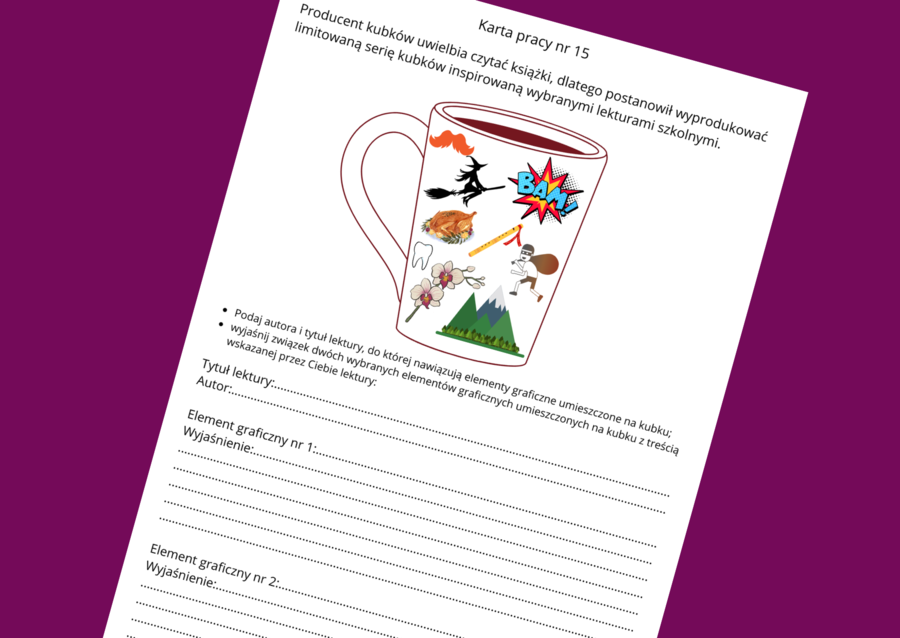 "KAJKO I KOKOSZ. SZKOŁA LATANIA” – lektury- kl. 4-8 – ikonki – powtórzenie – powtórka – egzamin – karta pracy